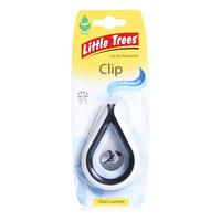 Little Trees Car Air Freshener Vent Clip Clean Laundry