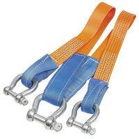 Lifting & Crane Lifting and Crane Webbing Towing Bridle with Shackles