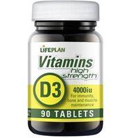 Lifeplan Vitamin D3 4000iu 90 tablet