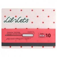 Lil-Lets Non-Applicator Tampons Super 10s