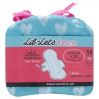 lil lets teens ultra towels with wings day 14s