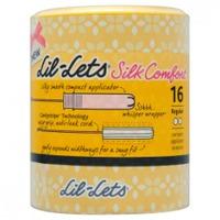 lil lets silk comfort compact applicator tampons regular 16s