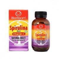 lifestream org spirulina plus vitamin c 100 g