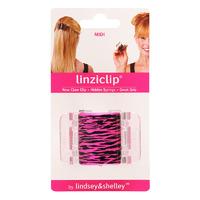 LinziClip Hot Pink Tiger Stripes Midi