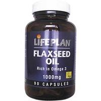 Lifeplan Vegetarian Flaxseed Oil 90 x 1000mg Caps