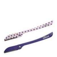 lilibeth of new york brow shaper purple polka dotpurple solid set of 2