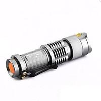 Lights LED Flashlights/Torch Handheld Flashlights/Torch LED 300 Lumens 1 Mode Cree XR-E Q5 14500 AAAdjustable Focus Waterproof