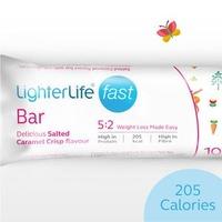 lighterlife fast salted caramel crisp meal replacement bar