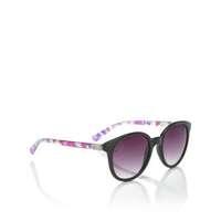 Lipsy black catseye with flower arm sunglass, Multi