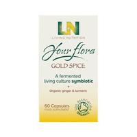 Living Nutrition Your Flora Gold Spice, 60Caps