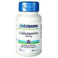 Life Extension L-Glutamine, 50mg, 100Caps