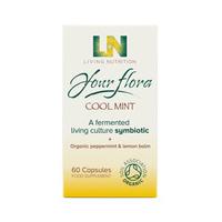 living nutrition your flora cool mint 60caps