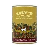 Lilys Kitchen Goose & Duck Feast With Fruits - For Dogs (400g)