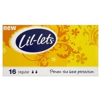 Lil-Lets Non-Applicator Tampons Regular 16s