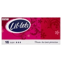 Lil-Lets Non-Applicator Tampons Super 16s