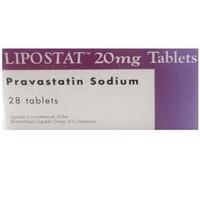 Lipostat (Pravastatin) 20mg Tablets