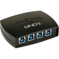 Lindy 4 Port USB 3.0 Switch (43144)