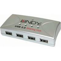 Lindy USB 2.0 Desktop Hub 4 Ports