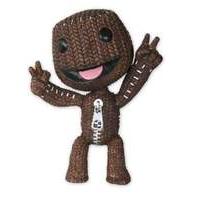 little big planet 6 inch articulated figure peace sign sackboy