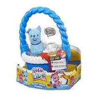 Little Live Pets Sweet Talking Puppy with Basket (BLUE)