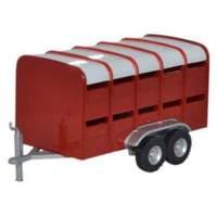 livestock trailer red