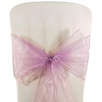 Lilac Organza Chair Sashes