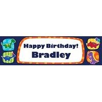 Little Dino Personalised Party Banner