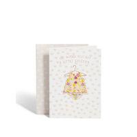Little Girl Outfit New Baby Card