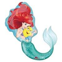 Little Mermaid Ariel Super Shape Mylar Foil Balloon By Anagram