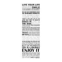 live your life door poster 53 x 158cm