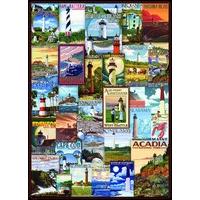 Lighthouse Vintage Ads 1000 Piece Jigsaw Puzzle