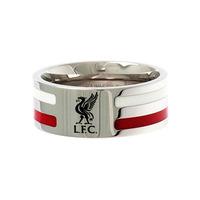 Liverpool F.c. Colour Stripe Ring Medium Official Merchandise