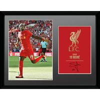 Liverpool Fc Sadio Mane Signature Print