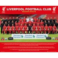 Liverpool Team Photo 13 14 Mini Poster