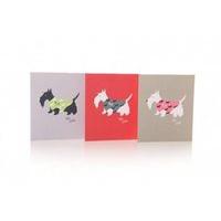 lisa buckridge scottie mini notecards 12 pack