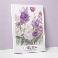 Lilac & Peonies Chelsea Canvas