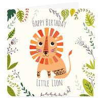 Lion Kids Birthday Card