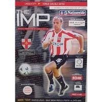 lincoln city v carlisle utd division 3 4th march 2000