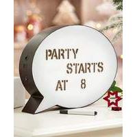 Light Up Speech Bubble