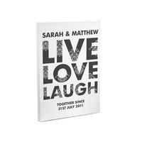 live love laugh canvas