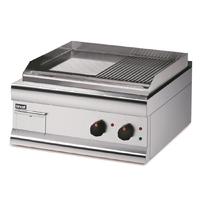 lincat silverlink 600 halfribbed electric griddle dual zone 600mm wide ...
