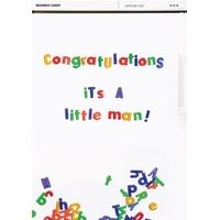 Little Man | New Baby Card