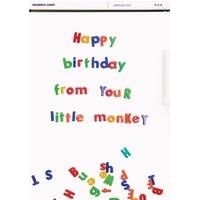Little Monkey | Birthday Card