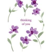 lilacs sympathy card