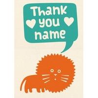 Little Lion | Children\'s Thank You Card | TY1008