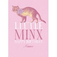 Little Minx | Birthday Card