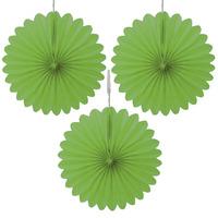 Lime Green Decorative Mini Fans