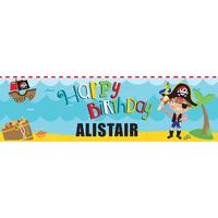 Little Pirate Personalised Banner