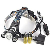 Lights Headlamps / Headlamp Straps / Safety Lights LED 10000 Lumens 1 Mode Cree XM-L T6 18650Suitable for Vehicles / Anglehead / Super