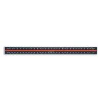 Linex Scale Ruler Triangular Aluminium Colour-coded Scales 1-1 to 1-2500